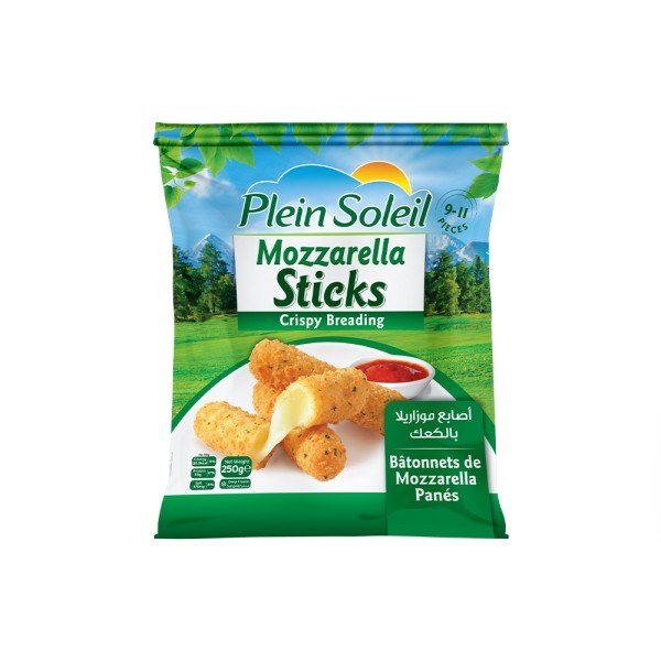 Plein Soleil Mozzarella Sticks | Breaded Frozen Cheese Appetizers
