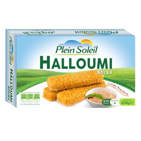 Plein Soleil Halloumi Sticks 250g | Premium Frozen Halloumi Appetizers
