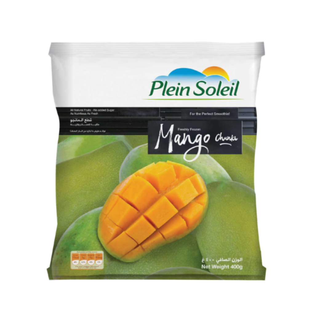 Plein Soleil Mango Chunks 400g | Premium Frozen Mango Pieces