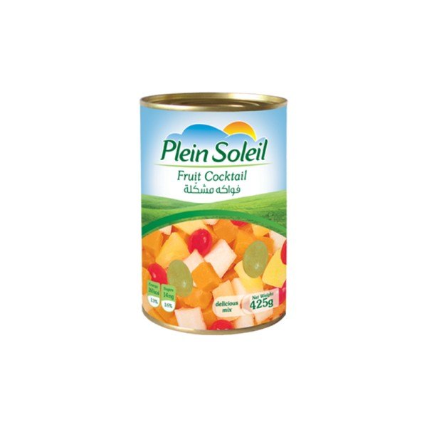 Plein Soleil Peach fruit cocktail 425g