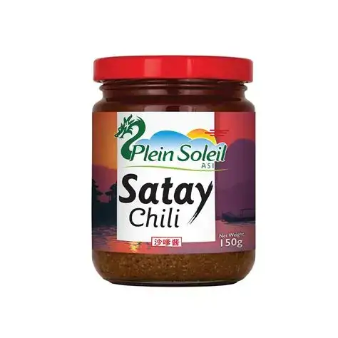 Plein Soleil Satay Chili Sauce 150g | Asian Peanut Chili Cooking Sauce