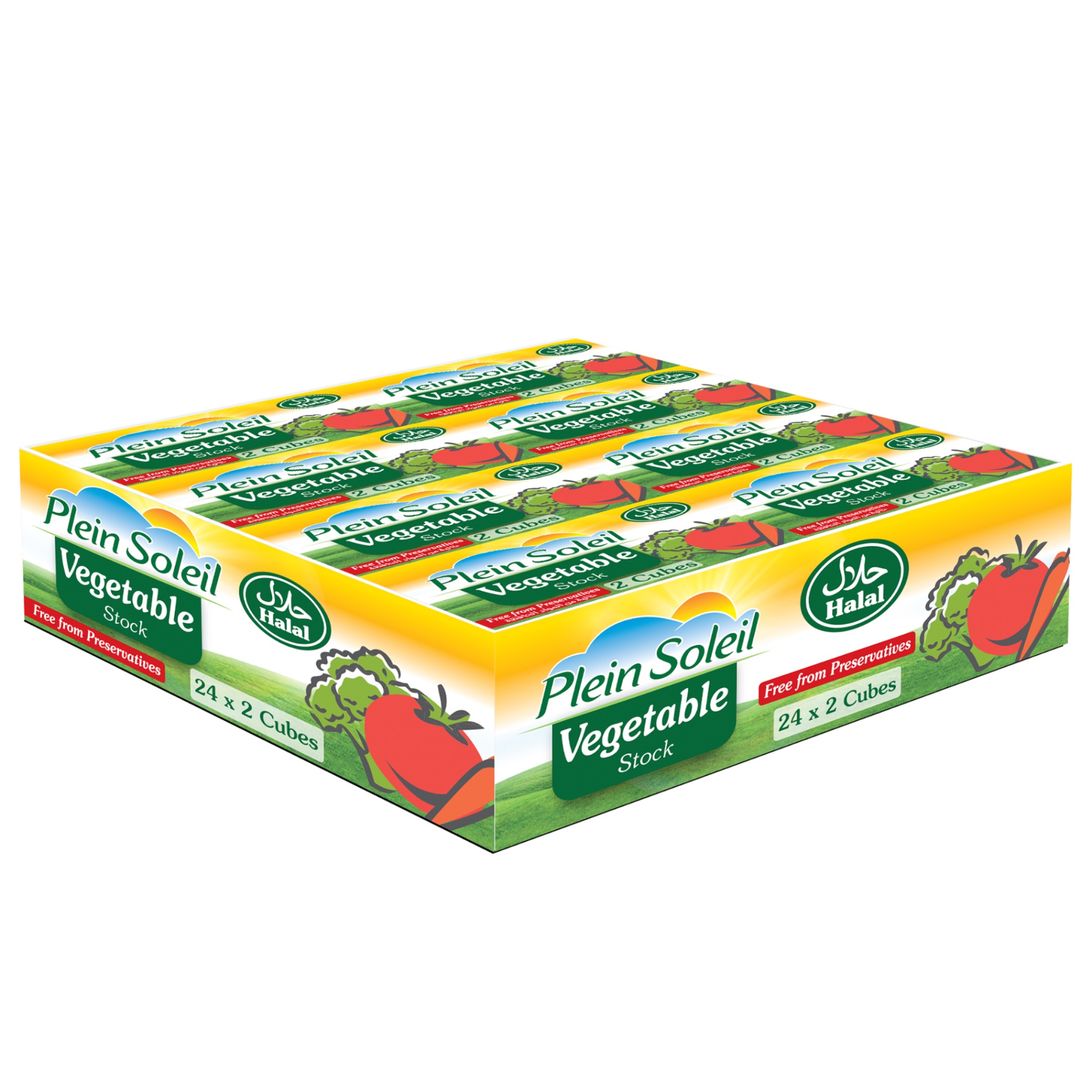 Plein Soleil vegetables Stock Cubes 20g