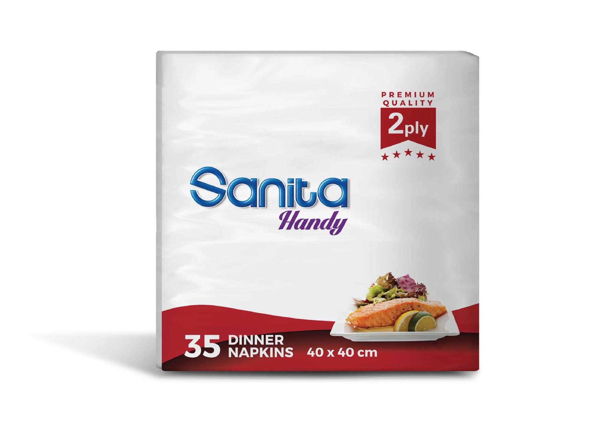 SANITA Dinner Handy Paper Napkins | Premium Dinner Napkins