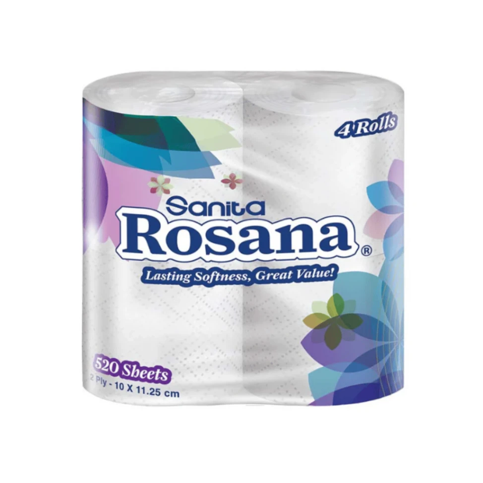 SANITA TLT Rosana 4 Rolls | Soft Toilet Paper