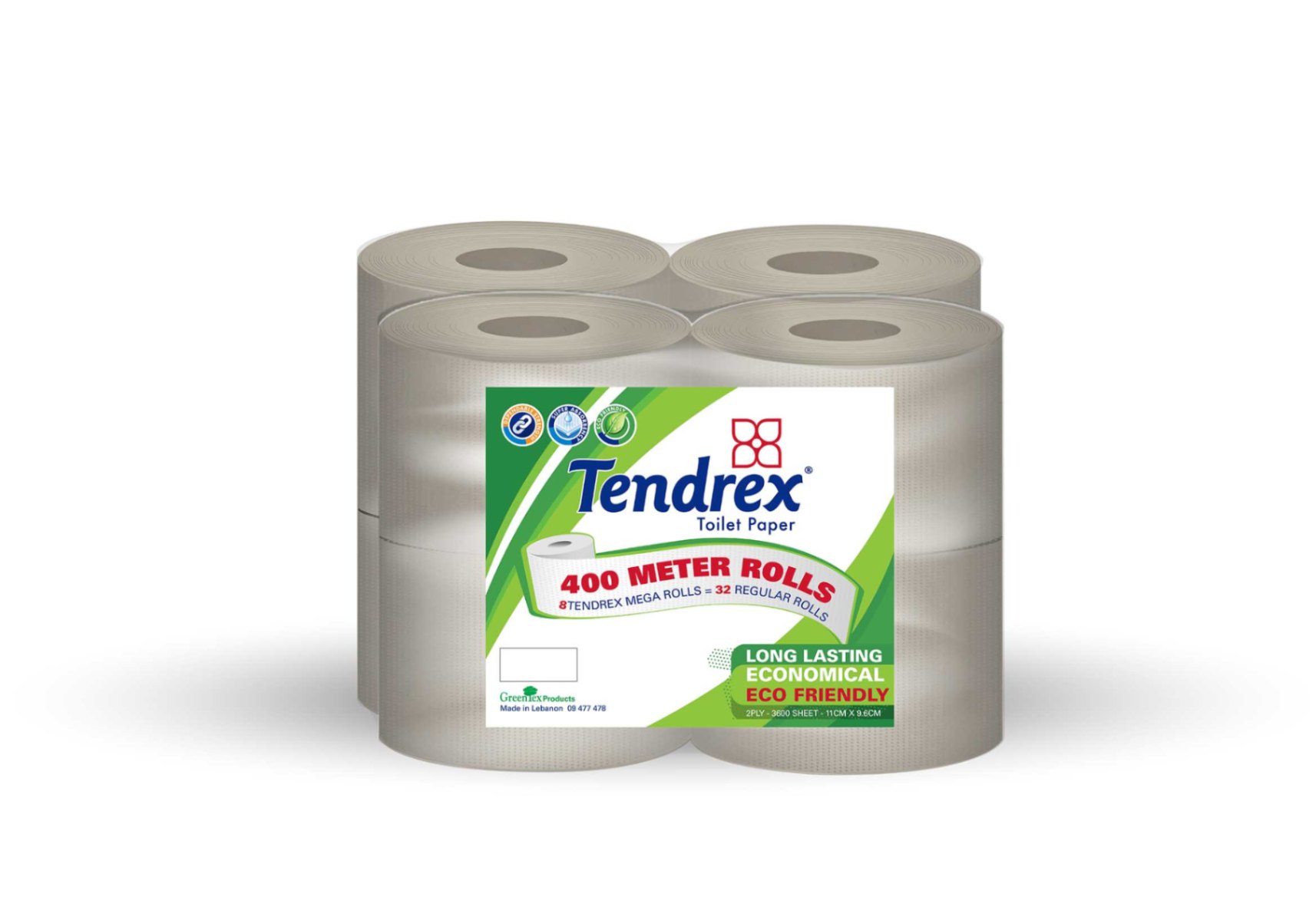 SANITA TLT Tendrex Eco 4R | Eco Friendly Toilet Tissue