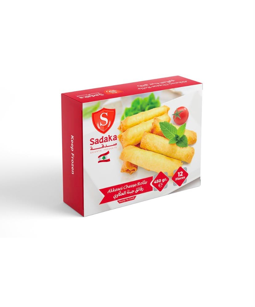 Sadaka Rukakat Akkawi Filled Dozen | Akkawi Cheese Filled Pastry – Authentic, Convenient & Ready to Bake