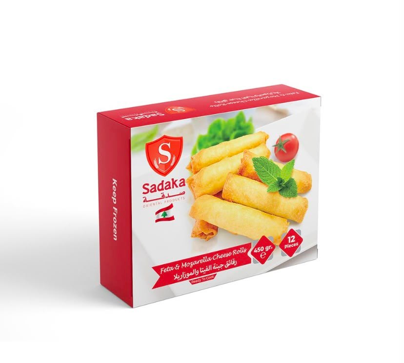 Sadaka Rukakat Feta and Mozzarella Filled Dozen | Feta & Mozzarella Filled Pastry – Authentic, Convenient & Ready to Bake