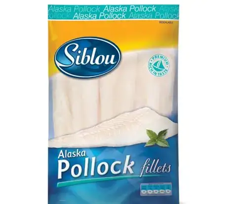 Siblou Alaska Pollock Fillets 90-140g | Pollock Fish Fillets – Mild, White & Tender