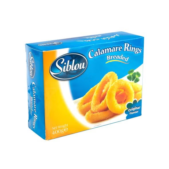 Siblou Calamari Rings 4-6cm | Calamari Rings – Cleaned, Tender & Ready to Cook