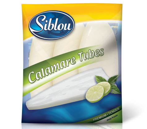 Siblou Calamari Tubes | Calamari Tubes – Cleaned, Tender & Easy to Prepare