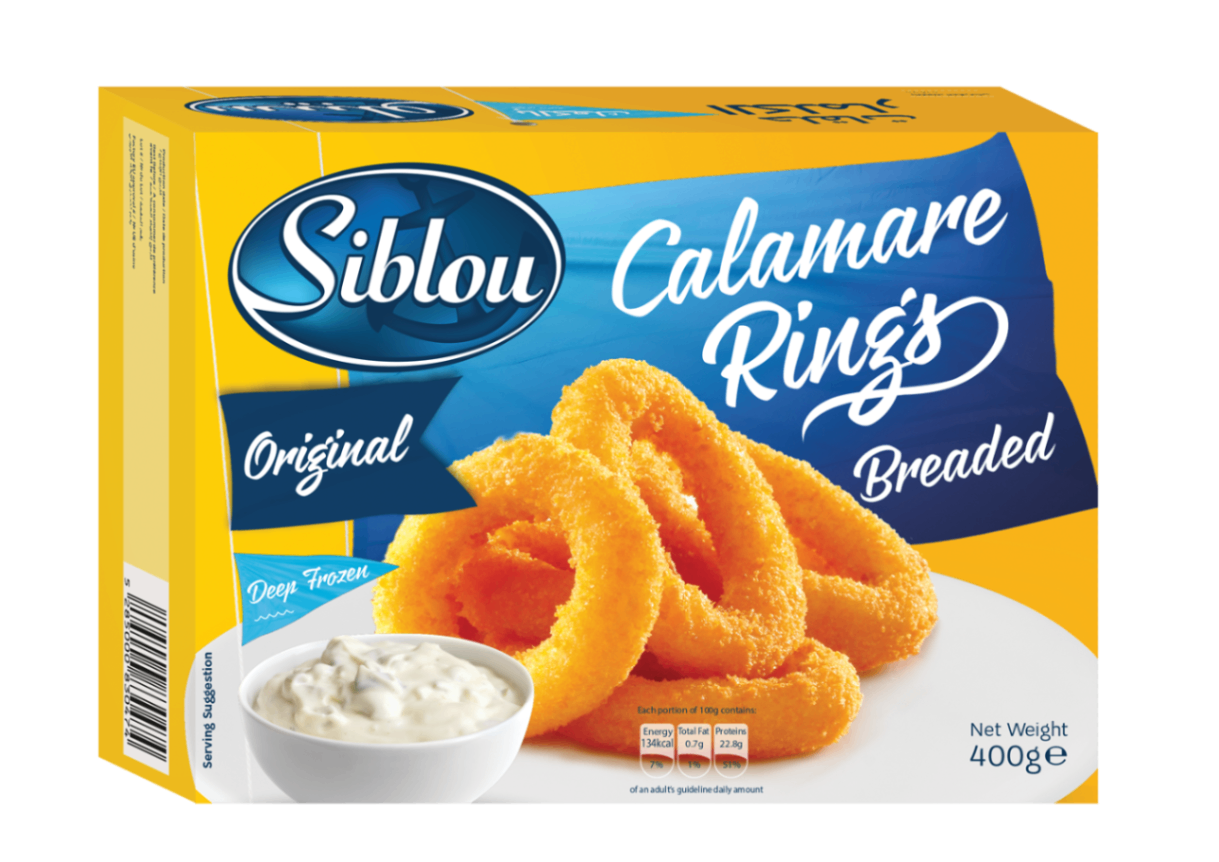 Siblou Cleaned Calamari | Cleaned Calamari – Tender, Fresh Frozen & Ready to Cook