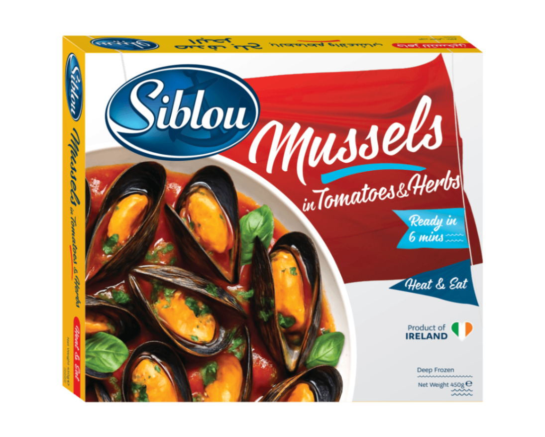 Siblou Mussels in Garlic Tomato Sauce | Mussels in Garlic & Tomato – Savory, Rich & Ready to Cook