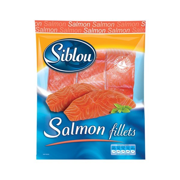 Siblou Salmon Portions 140-160g | Salmon Fillet Portions – Premium, Rich & Ready to Cook