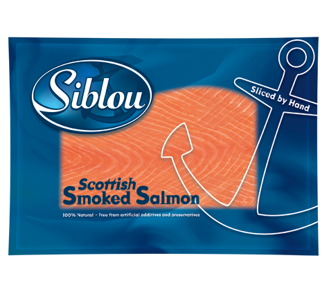 Siblou Scottish Skin-On Smoked Salmon | Skin-On Smoked Salmon – Chilled, Premium & Flavorful