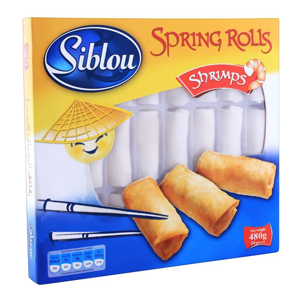 Siblou Shrimp Spring Rolls | Shrimp Spring Rolls – Crispy, Savory & Ready to Fry