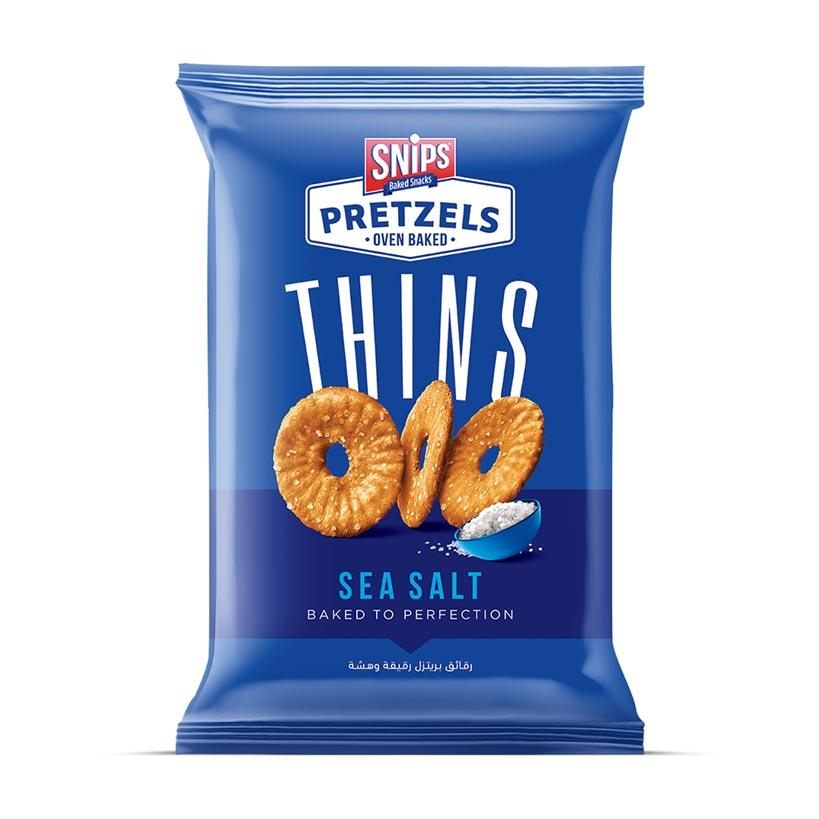 Snips Pretzels Thins | Thin Pretzel Crisps – Light & Crunchy Snack