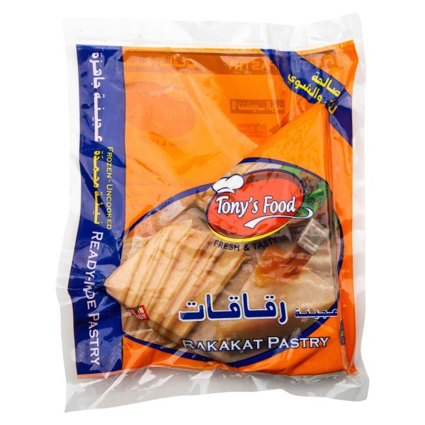 Tony’s Food Rakakat Pastry Sheets | Lebanese Rakakat Dough – Thin, Crispy & Easy to Roll