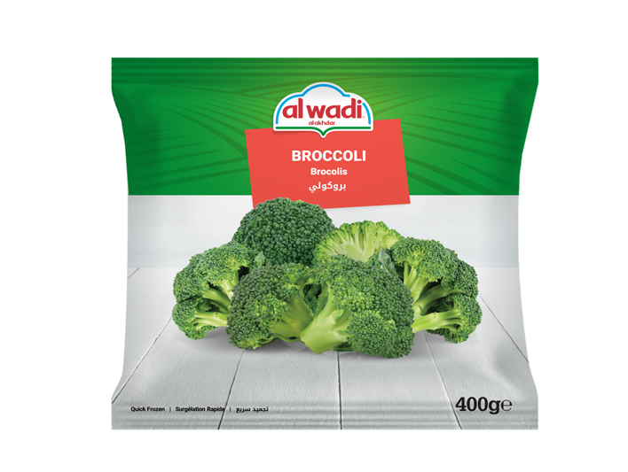 Wadi Frozen Broccoli Florets | Broccoli – Fresh Frozen, Convenient & Ready to Cook