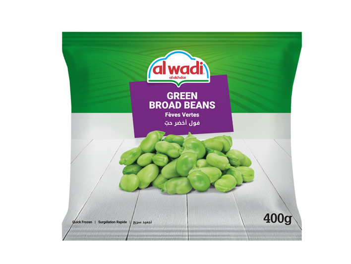 Wadi Frozen Green Broad Beans | Beans – Fresh Frozen, Convenient & Ready to Cook