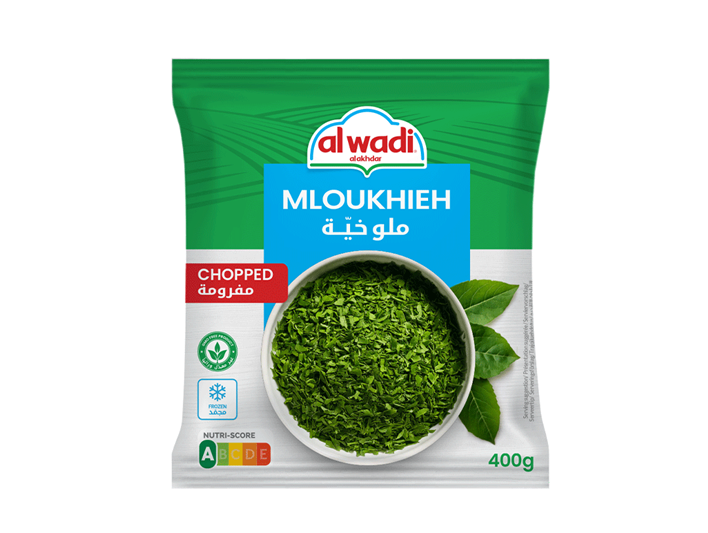 Wadi Frozen Molokhia Chopped | Molokhia – Fresh Frozen, Convenient & Ready to Cook