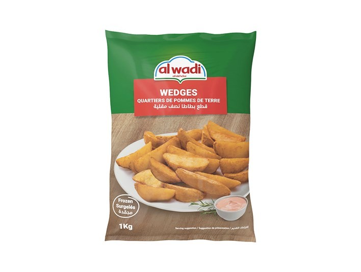 Wadi Frozen Potato Wedges | Potato Wedges – Crispy, Golden & Easy to Prepare