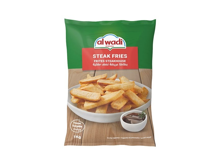 Wadi Frozen Steak Fries | French Fries – Crispy, Golden & Easy to Prepare