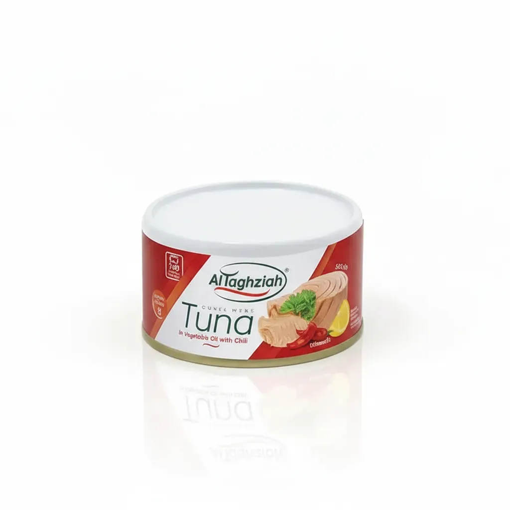 Al Taghziah Spicy White Meat Tuna 185g – 100% Halal Chili Infused