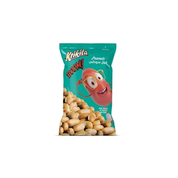 Krikita Boom Fried Salted Peanuts (13g) | Crunchy High-Protein Snack