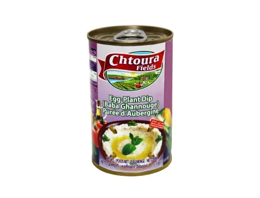 Chtoura Eggplant Dip Baba Ghannouge Easy Open | Authentic Lebanese Eggplant Dip