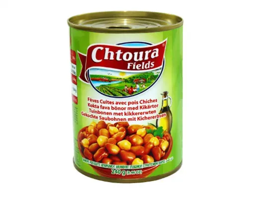 Chtoura Cooked Fava Beans Palestinian Recipe Easy Open 400g | Traditional Palestinian Foul