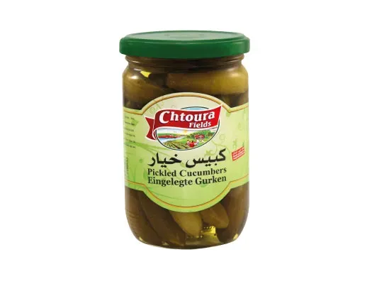 Chtoura Pickled Cucumbers 1000g | Premium Crunchy Pickled Cucumbers