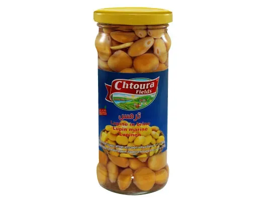 Chtoura Tormos (Lupin Beans) Jar - Authentic Lebanese Snack