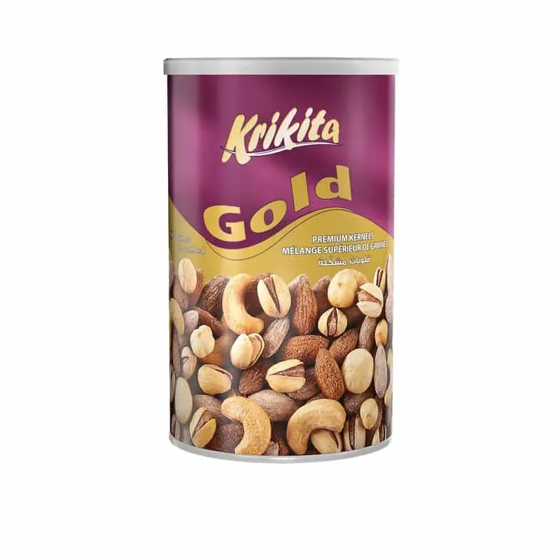 Krikita Gold Mix Tin + 15% Cricri – Ultra-Premium Nut Selection
