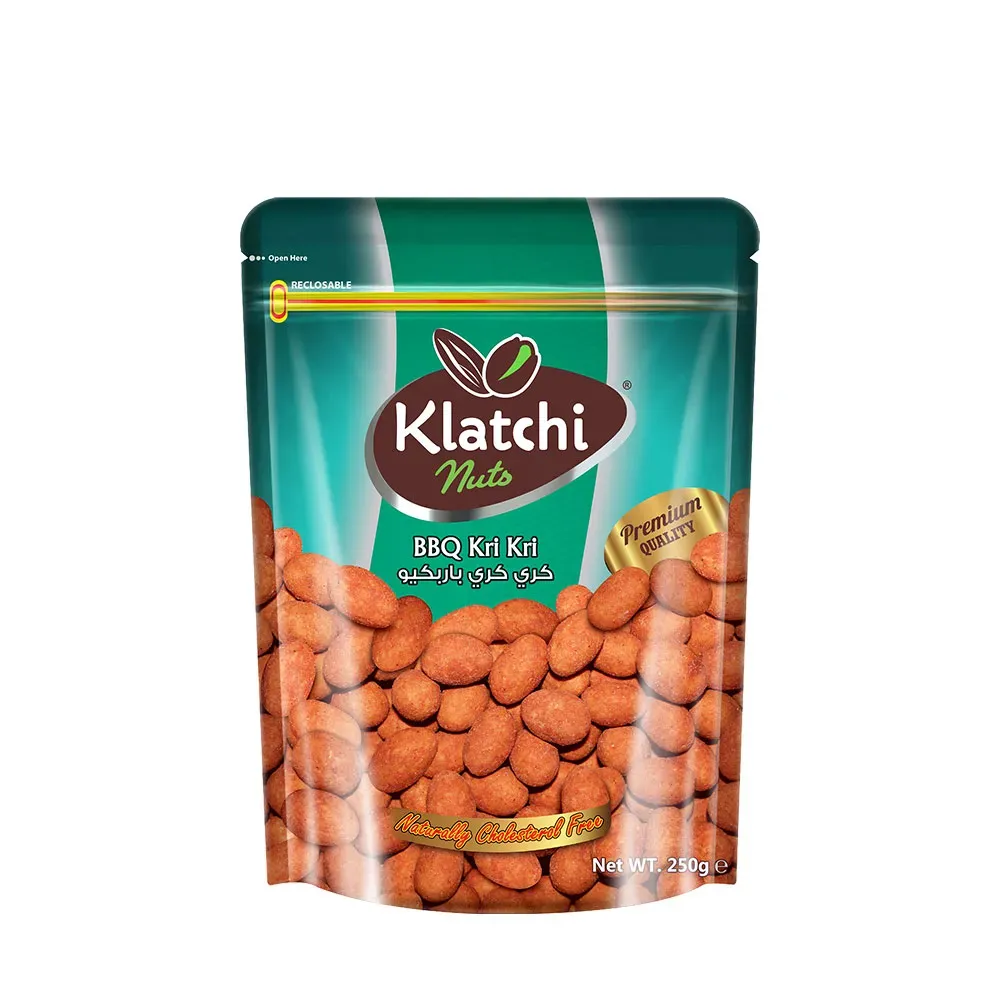 Klatchi BBQ Kri Kri - Crunchy Coated Peanuts | Smoky BBQ Flavor | Klatchi Nuts