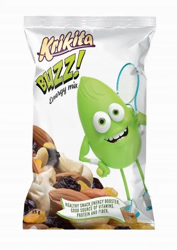 Krikita Buzz Energy Mix (18g) | Brain-Boosting Trail Mix Snack