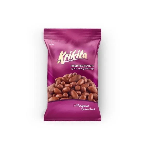 Krikita Peanut Fried Red Salted – Extra Crunchy Skin-On Peanuts