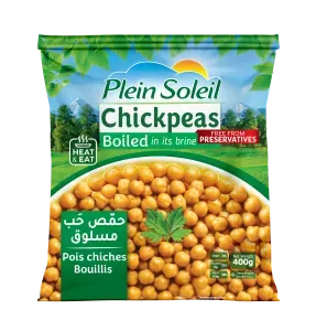 Plein Soleil Boiled Chickpeas – Tender & Ready-to-Serve
