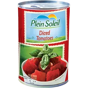 Plein Soleil Diced Peeled Tomatoes 400g - Italian Premium Canned Tomatoes