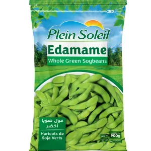 Plein Soleil Frozen Edamame – Whole Green Soybeans