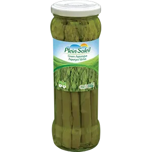 Plein Soleil Green Asparagus 330g - Premium Spears in Glass Jar