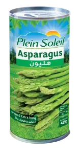 Plein Soleil Green Asparagus Can - Tender & Premium Canned Spears