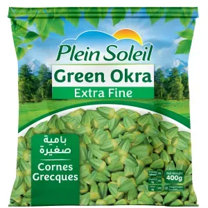 Plein Soleil Green Okra – Premium Flash-Frozen Bamia