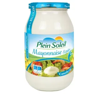 Plein Soleil Mayonnaise Light – Creamy Low-Calorie Belgian Style (500ml)