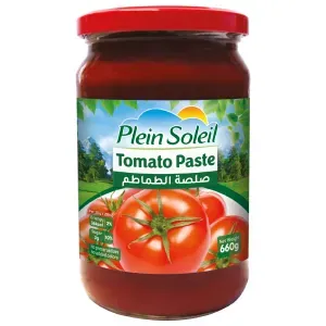 Plein Soleil Tomato Paste - Rich & Concentrated Glass Jar (660g)