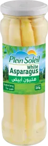 Plein Soleil White Asparagus Jar (330g) - Tender Gourmet Spears