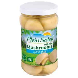 Plein Soleil Whole Mushrooms 280g - Premium Glass Jar