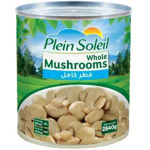 Plein Soleil Whole Mushrooms – Premium Fresh-Picked & Preserved
