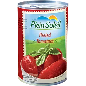 Plein Soleil Whole Peeled Tomatoes 400g - Authentic Italian Canned Tomatoes