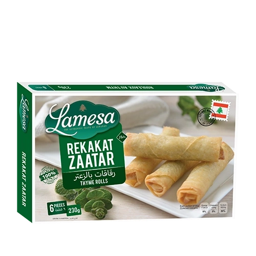 Lamesa Rekakat Zaatar | Zaatar Rolls – Crispy Lebanese Pastry
