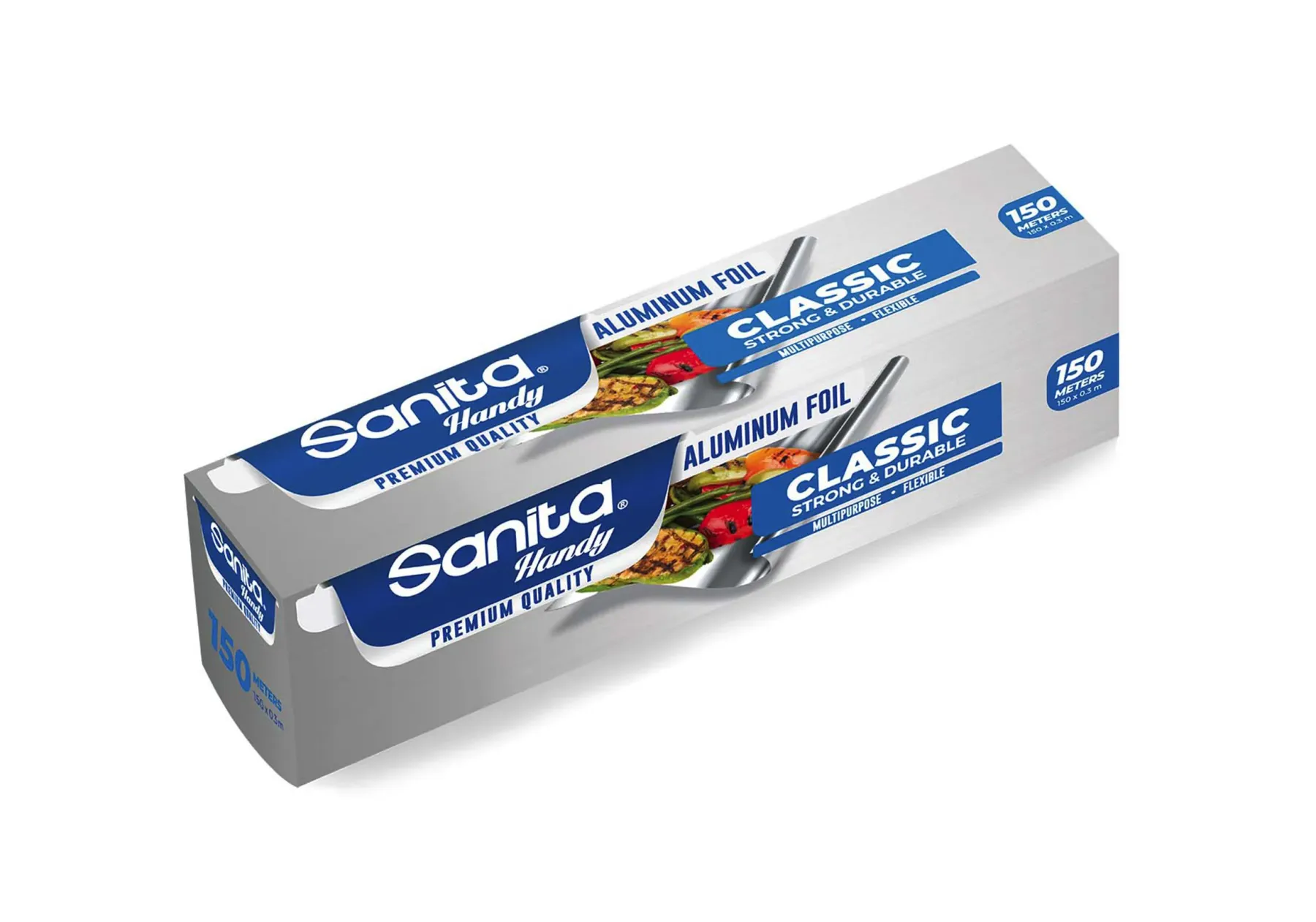 Sanita Classic Economical Aluminum Foil | Best Value Bulk Kitchen Foil
